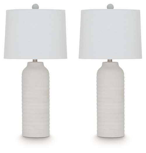 Vauville Table Lamp (Set of 2) - House Of Furniture/Allan's Gallery