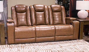 Gruaro Power Reclining Sofa - House Of Furniture/Allan's Gallery