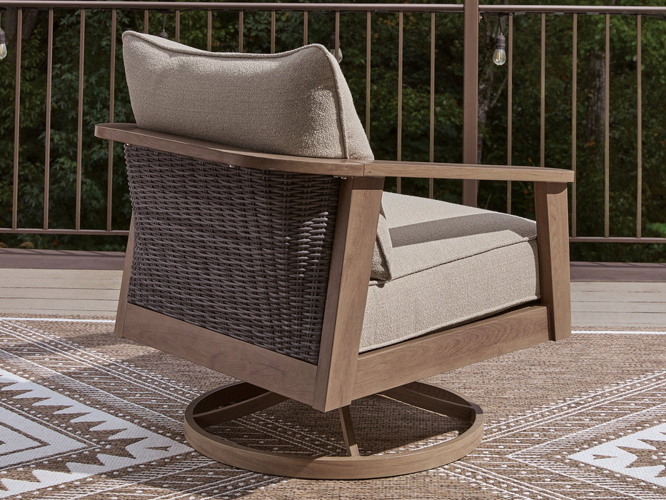 Harmony Headlands Outdoor Swivel Lounge with Cushion - House Of Furniture/Allan's Gallery