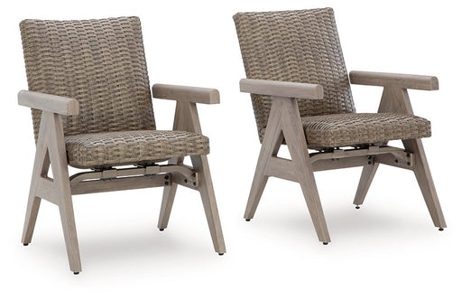 Cliff Trails Outdoor Rocking Arm Chair (Set of 2) - House Of Furniture/Allan's Gallery