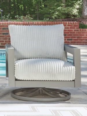 Hurley Park Outdoor Swivel Chair with Cushion - House Of Furniture/Allan's Gallery