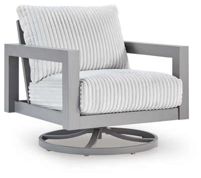 Hurley Park Outdoor Swivel Chair with Cushion - House Of Furniture/Allan's Gallery