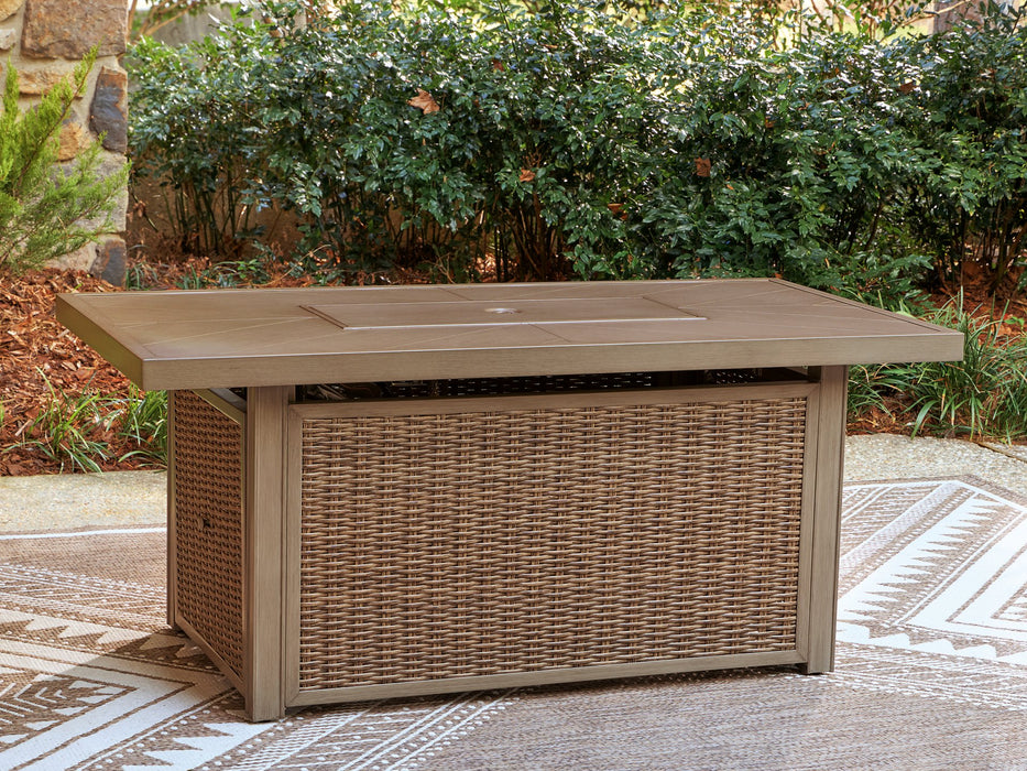 Laguna Heights Outdoor Fire Pit Table - House Of Furniture/Allan's Gallery