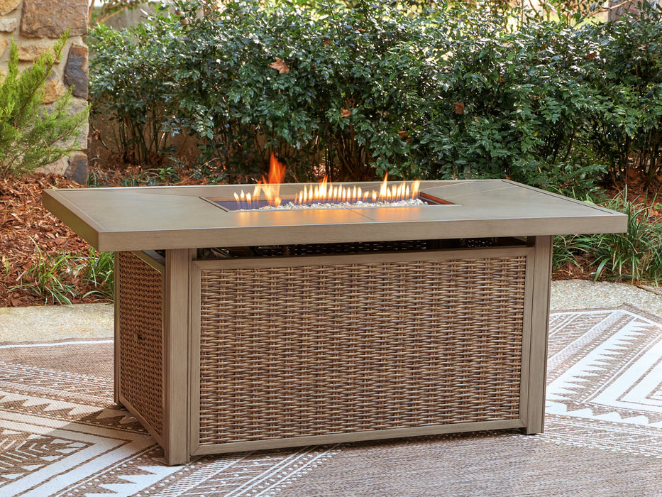 Laguna Heights Outdoor Fire Pit Table - House Of Furniture/Allan's Gallery
