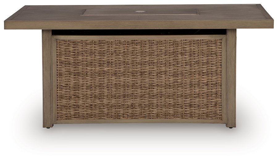 Laguna Heights Outdoor Fire Pit Table - House Of Furniture/Allan's Gallery