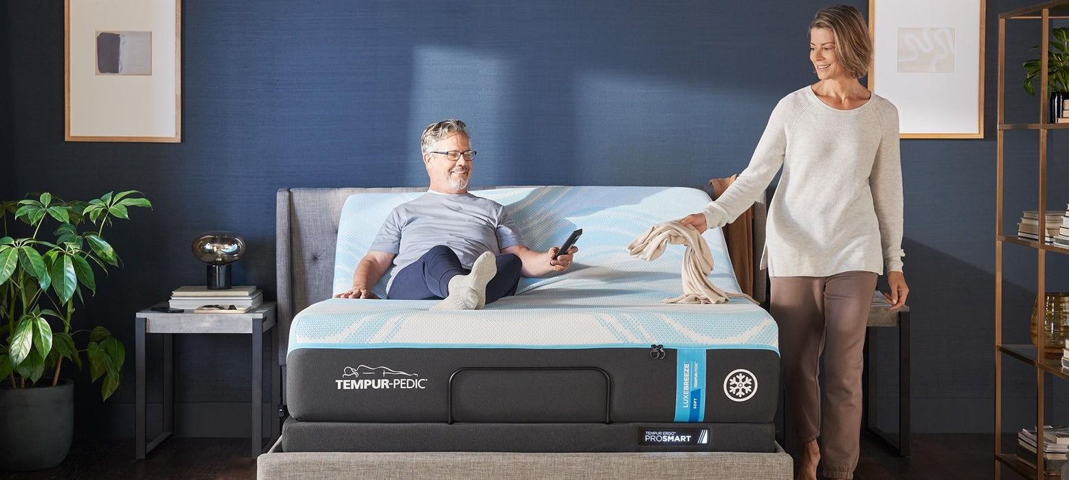 Tempur-Pedic LuxeBreeze Soft Mattress - House Of Furniture/Allan's Gallery