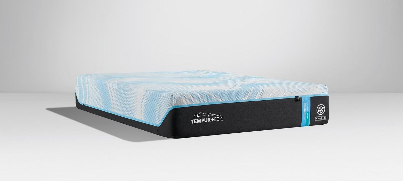 Tempur-Pedic LuxeBreeze Medium Hybrid Mattress - House Of Furniture/Allan's Gallery