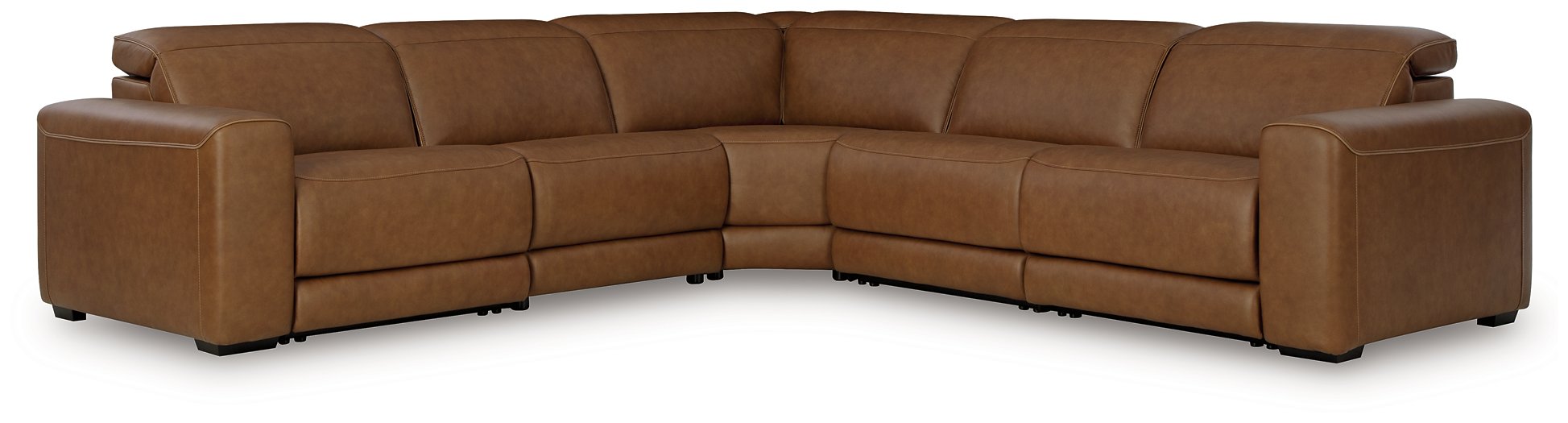 Magic Man 5-Piece Power Reclining Sectional - House Of Furniture/Allan's Gallery