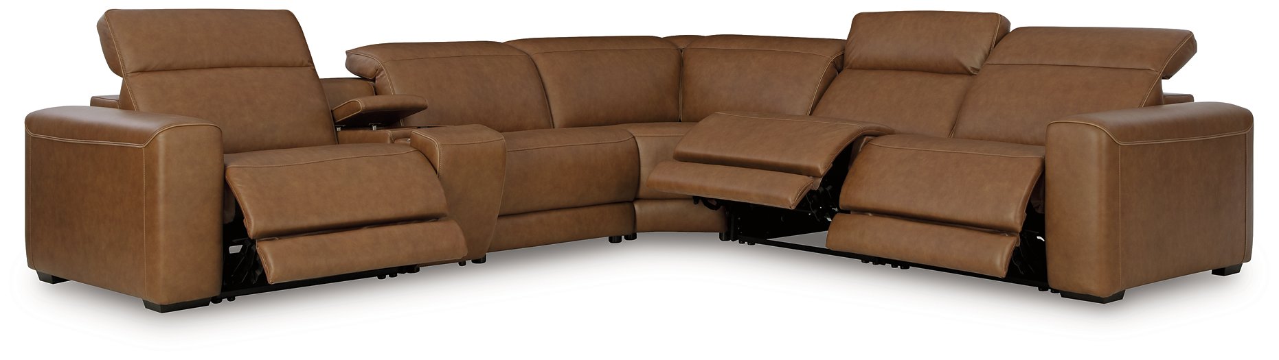 Magic Man 5-Piece Power Reclining Sectional - House Of Furniture/Allan's Gallery