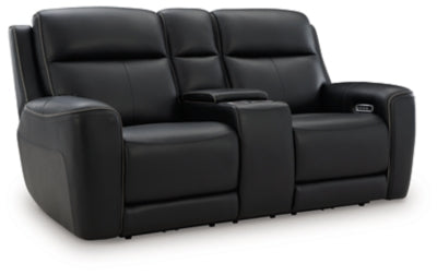 5Z-Relaxation Power Reclining Loveseat with Console - House Of Furniture/Allan's Gallery