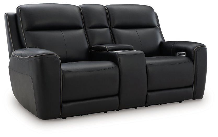 5Z-Comfort Power Reclining Loveseat with Console - House Of Furniture/Allan's Gallery