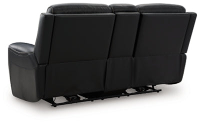 5Z-Relaxation Power Reclining Loveseat with Console - House Of Furniture/Allan's Gallery
