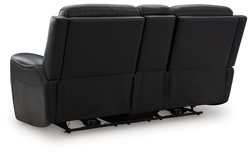 5Z-Comfort Power Reclining Loveseat with Console - House Of Furniture/Allan's Gallery