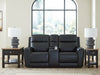 5Z-Comfort Power Reclining Loveseat with Console - House Of Furniture/Allan's Gallery