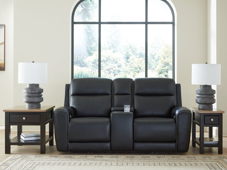 5Z-Comfort Power Reclining Loveseat with Console - House Of Furniture/Allan's Gallery