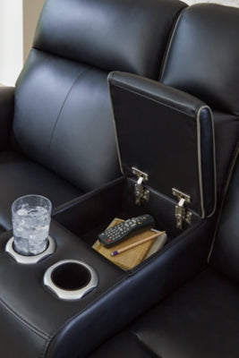 5Z-Relaxation Power Reclining Loveseat with Console - House Of Furniture/Allan's Gallery