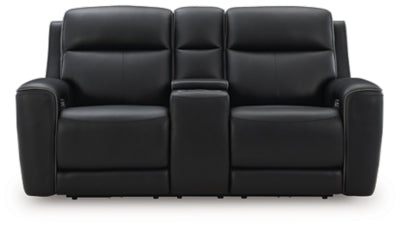5Z-Relaxation Power Reclining Loveseat with Console - House Of Furniture/Allan's Gallery