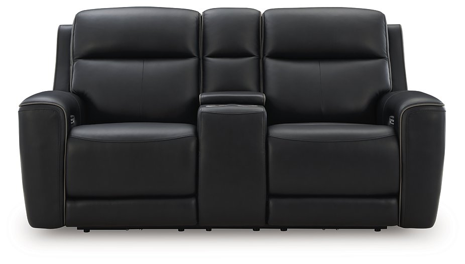 5Z-Comfort Power Reclining Loveseat with Console - House Of Furniture/Allan's Gallery
