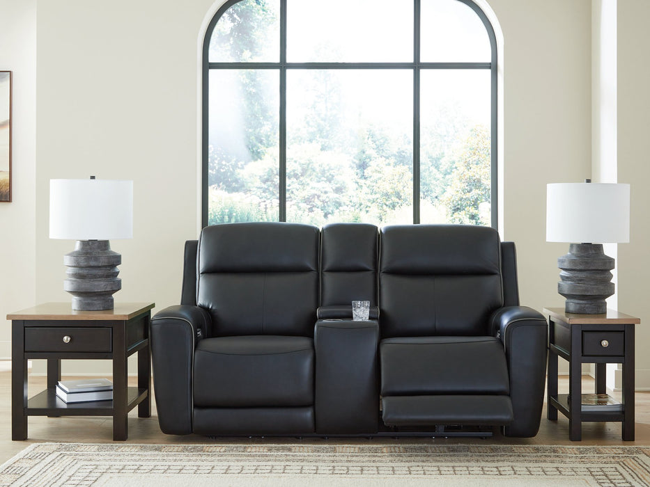 5Z-Comfort Power Reclining Loveseat with Console - House Of Furniture/Allan's Gallery