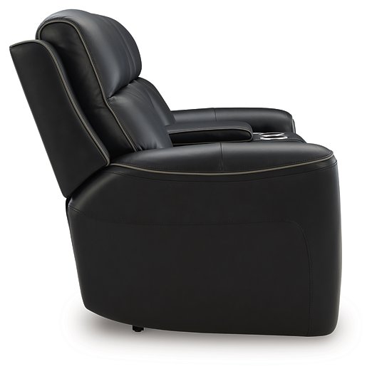 5Z-Comfort Power Reclining Loveseat with Console - House Of Furniture/Allan's Gallery