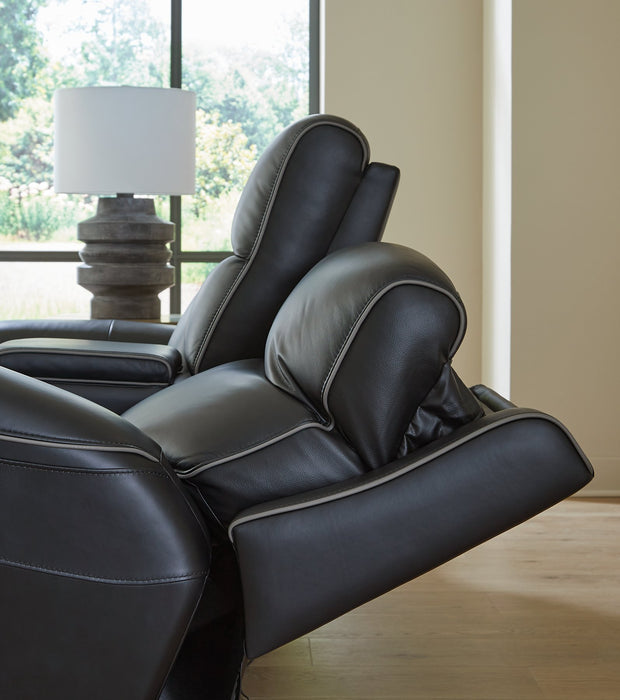 5Z-Comfort Power Reclining Loveseat with Console - House Of Furniture/Allan's Gallery