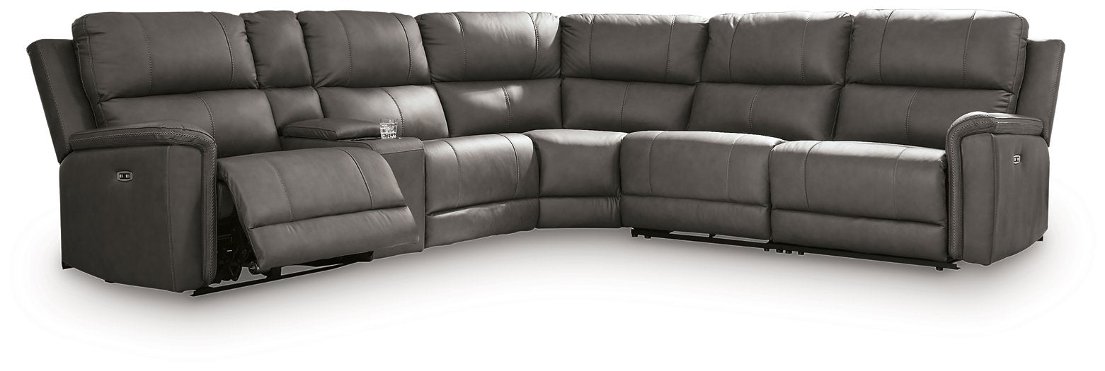 Bleckley Power Reclining Sectional - House Of Furniture/Allan's Gallery