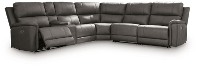 Bleckley Power Reclining Sectional - House Of Furniture/Allan's Gallery