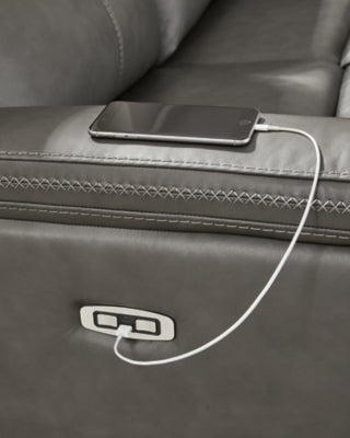 Bleckley Power Reclining Sectional - House Of Furniture/Allan's Gallery