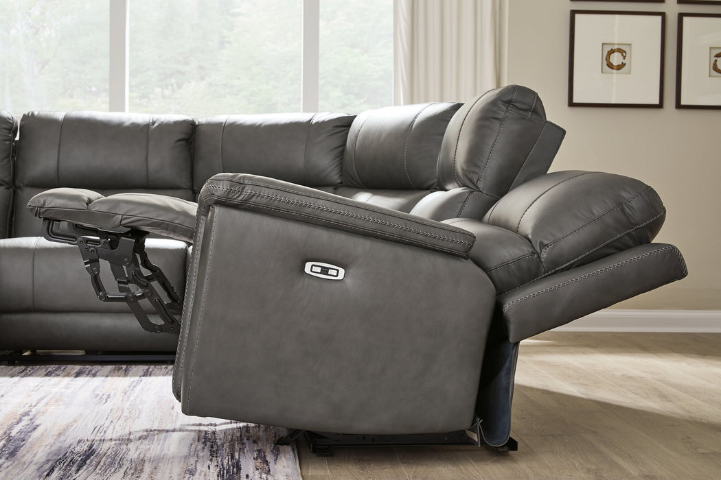 Bleckley Power Reclining Sectional - House Of Furniture/Allan's Gallery