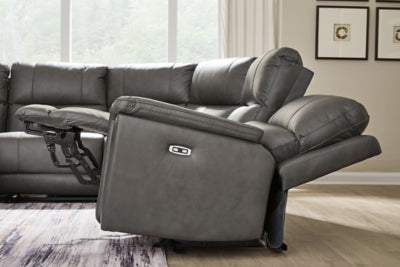 Bleckley Power Reclining Sectional - House Of Furniture/Allan's Gallery