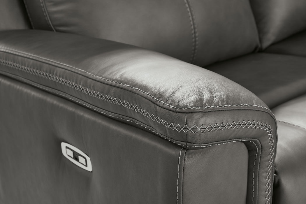Bleckley Power Reclining Sofa - House Of Furniture/Allan's Gallery