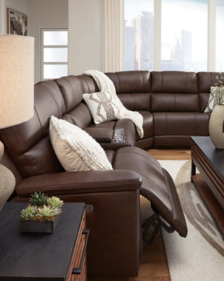 Bleckley Power Reclining Sectional - House Of Furniture/Allan's Gallery
