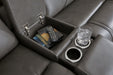 5Z - Pittson Power Reclining Sectional Loveseat with Console - House Of Furniture/Allan's Gallery