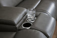 5Z - Pittson Power Reclining Sectional Loveseat with Console - House Of Furniture/Allan's Gallery