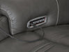 5Z - Pittson Power Reclining Sectional Loveseat with Console - House Of Furniture/Allan's Gallery