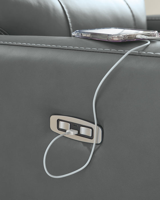 Pennacle Pier Power Recliner - House Of Furniture/Allan's Gallery