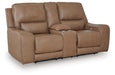 DeepWakes Power Reclining Loveseat with Console - House Of Furniture/Allan's Gallery