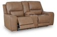 DeepWakes Power Reclining Loveseat with Console - House Of Furniture/Allan's Gallery