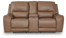 DeepWakes Power Reclining Loveseat with Console - House Of Furniture/Allan's Gallery