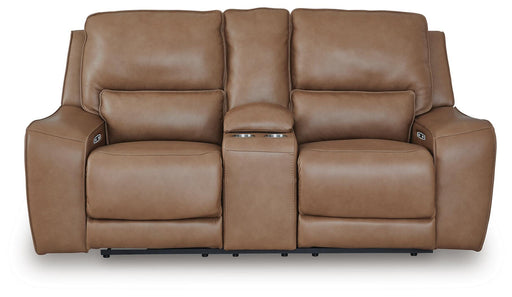 DeepWakes Power Reclining Loveseat with Console - House Of Furniture/Allan's Gallery