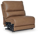 DeepWakes Reclining Sectional with Storage Console - House Of Furniture/Allan's Gallery