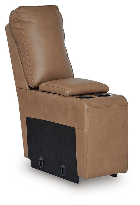 DeepWakes Reclining Sectional with Storage Console - House Of Furniture/Allan's Gallery