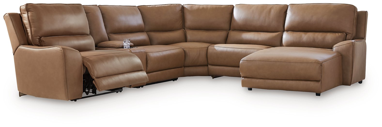 DeepWakes Power Reclining Sectional with Chaise - House Of Furniture/Allan's Gallery