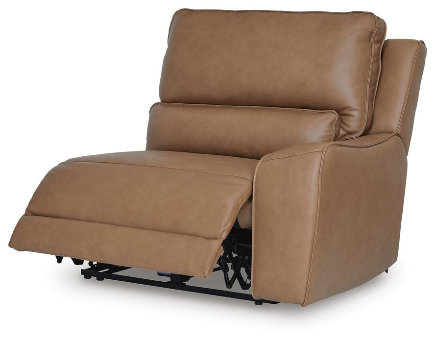 DeepWakes Reclining Sectional with Storage Console - House Of Furniture/Allan's Gallery