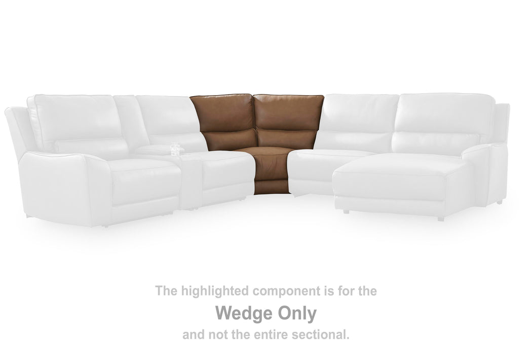 DeepWakes Reclining Sectional with Storage Console - House Of Furniture/Allan's Gallery