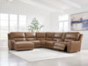 DeepWakes Power Reclining Sectional with Chaise - House Of Furniture/Allan's Gallery