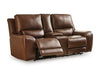 DeepWakes Power Reclining Loveseat with Console - House Of Furniture/Allan's Gallery