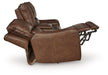 DeepWakes Power Reclining Loveseat with Console - House Of Furniture/Allan's Gallery