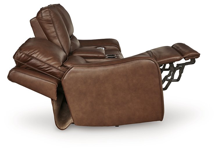 DeepWakes Power Reclining Loveseat with Console - House Of Furniture/Allan's Gallery