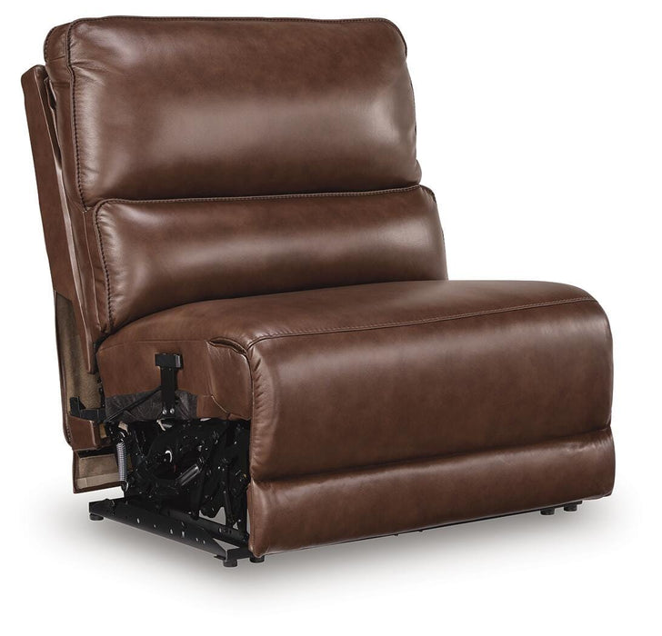 DeepWakes Reclining Sectional with Storage Console - House Of Furniture/Allan's Gallery
